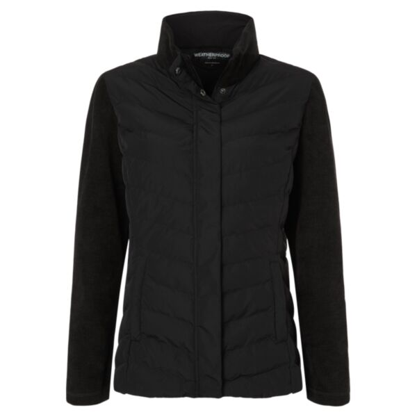 Women's Mixed Media Chevron Jacket Thumbnail