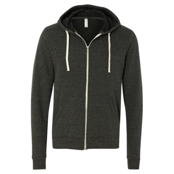 Unisex Triblend Sponge Fleece Full-Zip Hoodie Sweatshirt Thumbnail