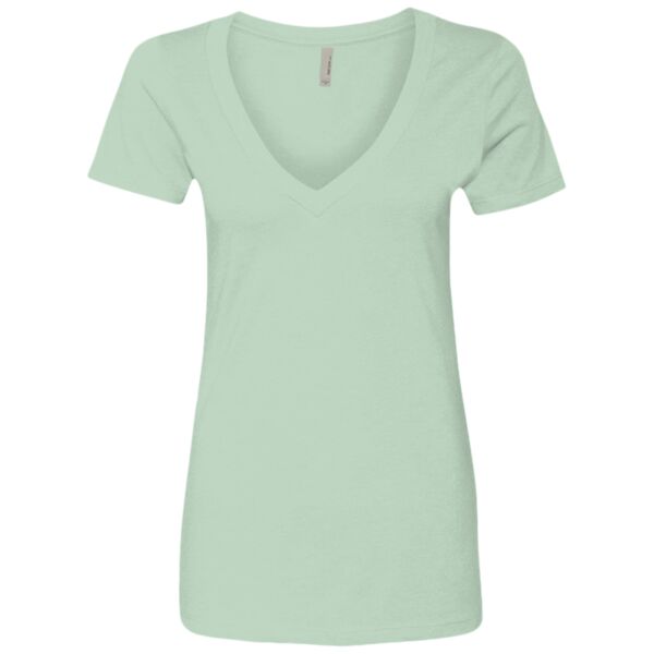 Women’s CVC Deep V-Neck T-Shirt Thumbnail
